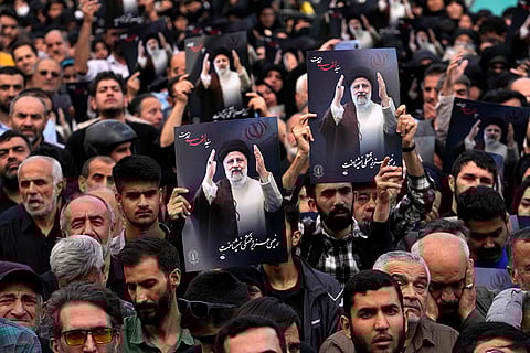 Tribute to Ebrahim Raisi in Tehran